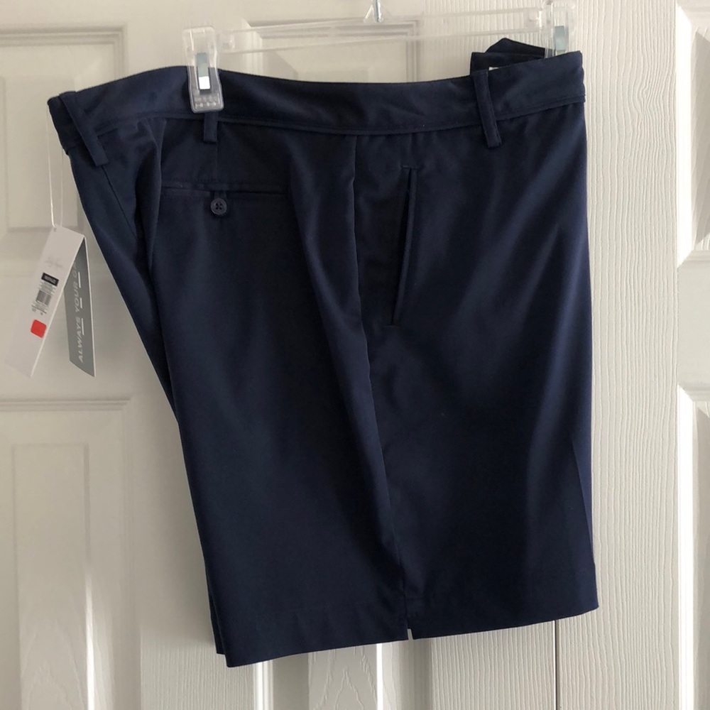 Lady Hagen navy golf shorts